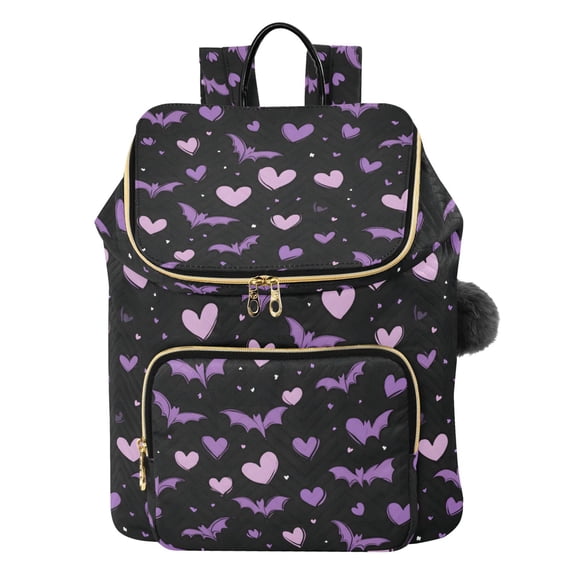 ALAZA Hearts Bats Travel Backpack Laptop Bag Large Capacity Daypack