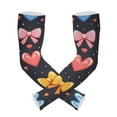 thumbnail image 1 of ALAZA Hearts and Bows UV Sun Protection Arm Sleeves UPF 50+ Compression Cooling Sleeve 1 Pair, 1 of 7