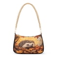 thumbnail image 1 of ALAZA Hedgehog Autumn Women's Chain Shoulder Bag Hobo Handbag Tote Crossbody Purse, 1 of 7