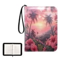 thumbnail image 1 of ALAZA Hibiscus Flower Sunset Trading Card Binder 4 Pocket Cards Collection Album 400 Folder Holder, 1 of 6