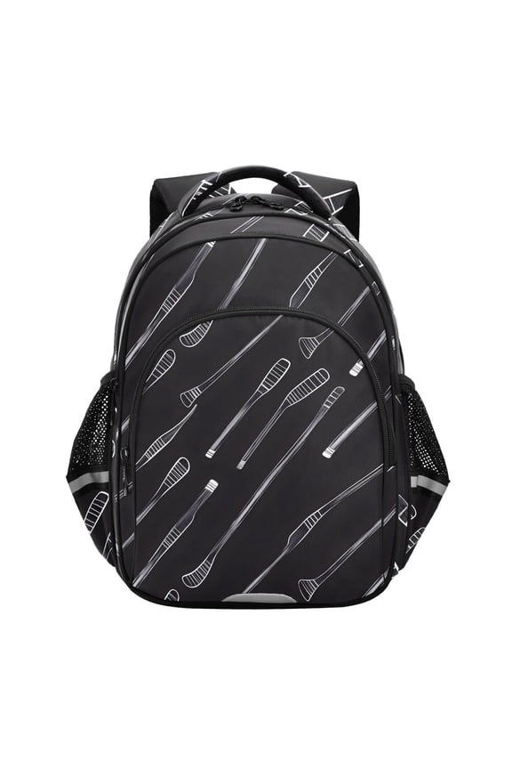 Hockey Sticks School Backpack Elementary Bag Bookbag Travel Rucksack