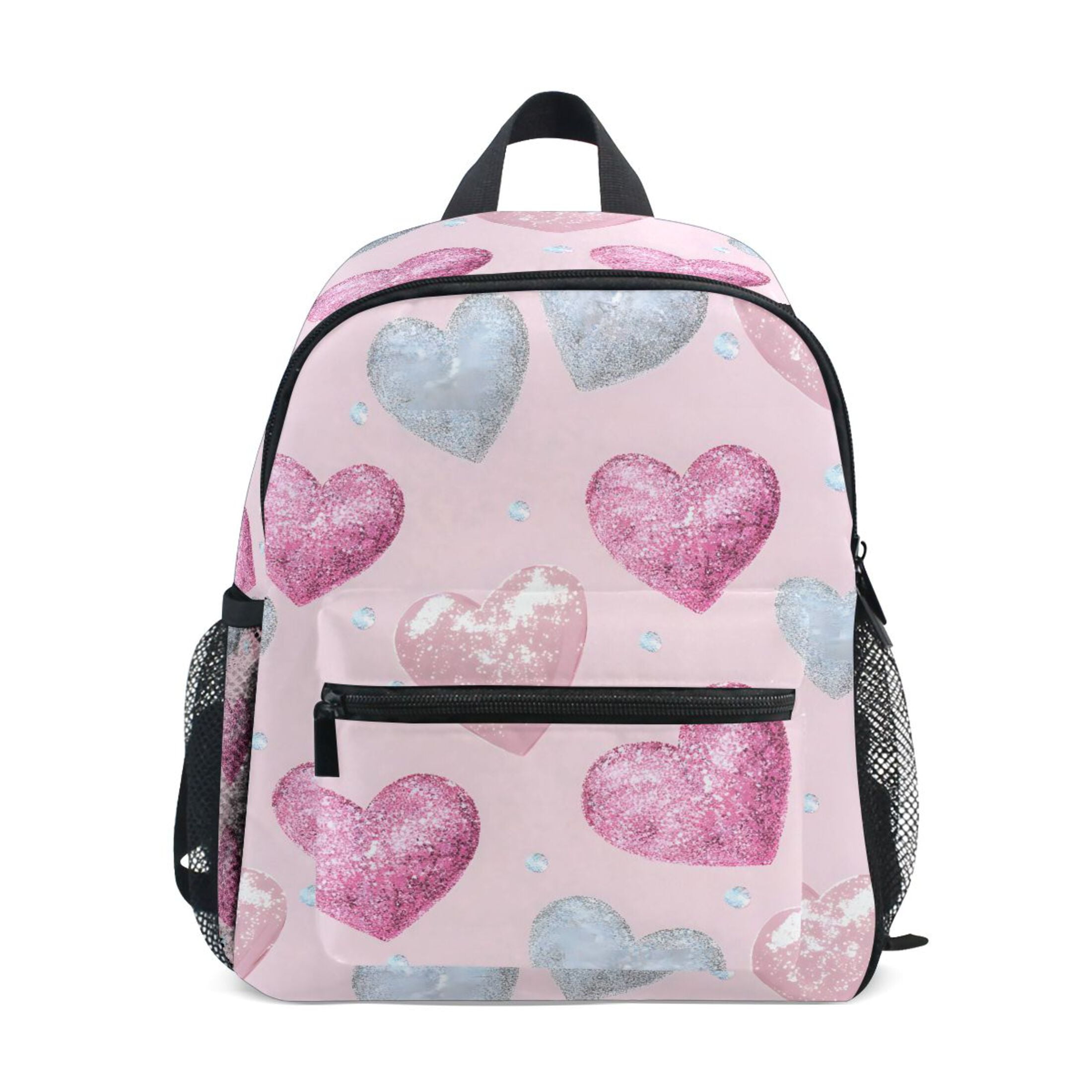 Black and Holographic PINK Backpack PINK Victoria main image 3