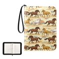 thumbnail image 1 of ALAZA Horse Abstract Trading Card Binder 4 Pocket Cards Collection Album 400 Folder Holder, 1 of 6
