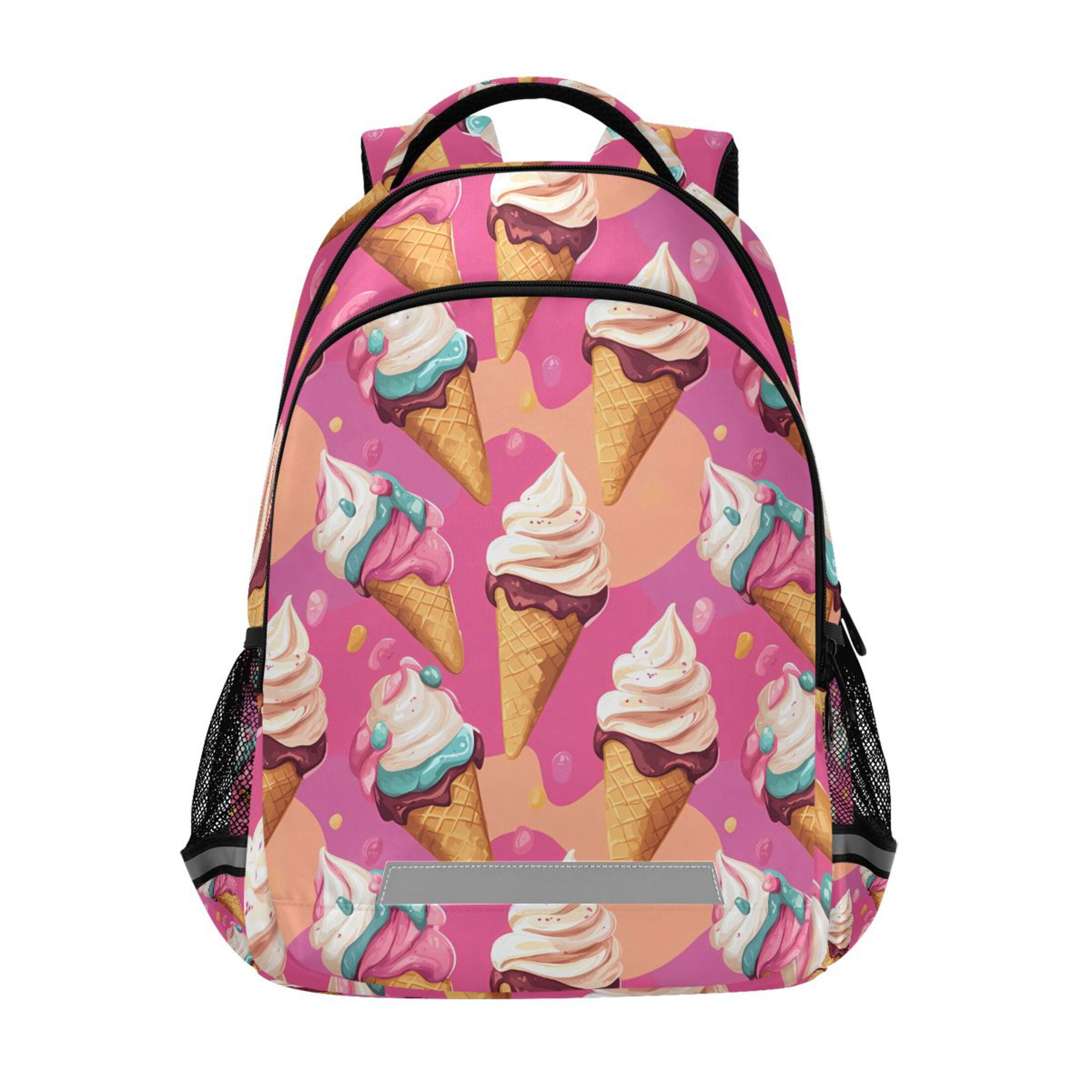 ALAZA Toddler Backpack With Emergency Whistle - Kids Bookbag For School & Travel, 11.6x6.9x16.7 Inch, Reflective Strips
