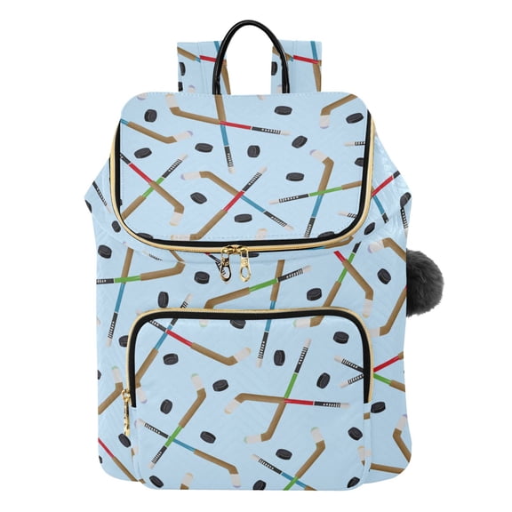 ALAZA Ice Hockey Stick Travel Backpack Laptop Bag Large Capacity Daypack