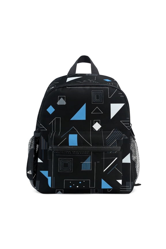 Irregular Triangle School Backpack Small Bookbag Mini Bags