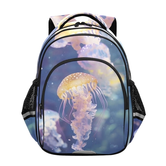 ALAZA Jellyfish Are Underwater School Backpack Elementary Bag Bookbag Travel Rucksack
