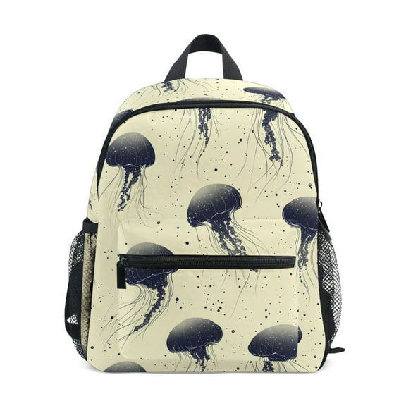 ALAZA Jellyfish Paint School Backpack Small Bookbag Mini Bags