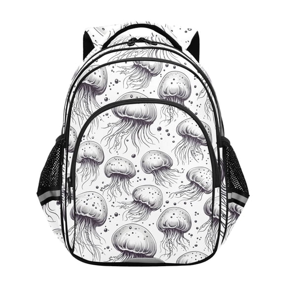 ALAZA Jellyfish School Backpack Elementary Bag Bookbag Travel Rucksack