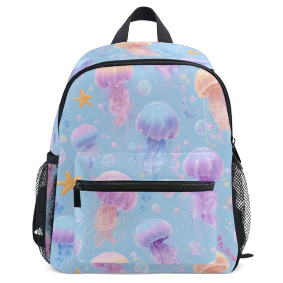 ALAZA Jellyfish and Starfish Pattern School Backpack Student Bookbag Mini Bag