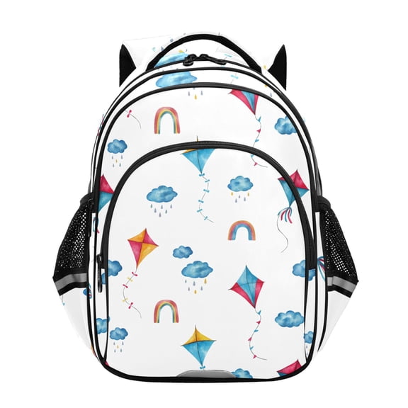 ALAZA Kites Fly in Clouds School Backpack Elementary Bag Bookbag Travel Rucksack