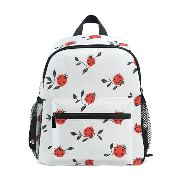 ALAZA Ladybugs Leaves School Backpack Small Bookbag Mini Bags