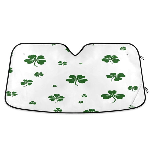 ALAZA Leaf Clover Windshield Sun Shade Car Foldable Visor Block UV Rays Protector 55"x27.6"