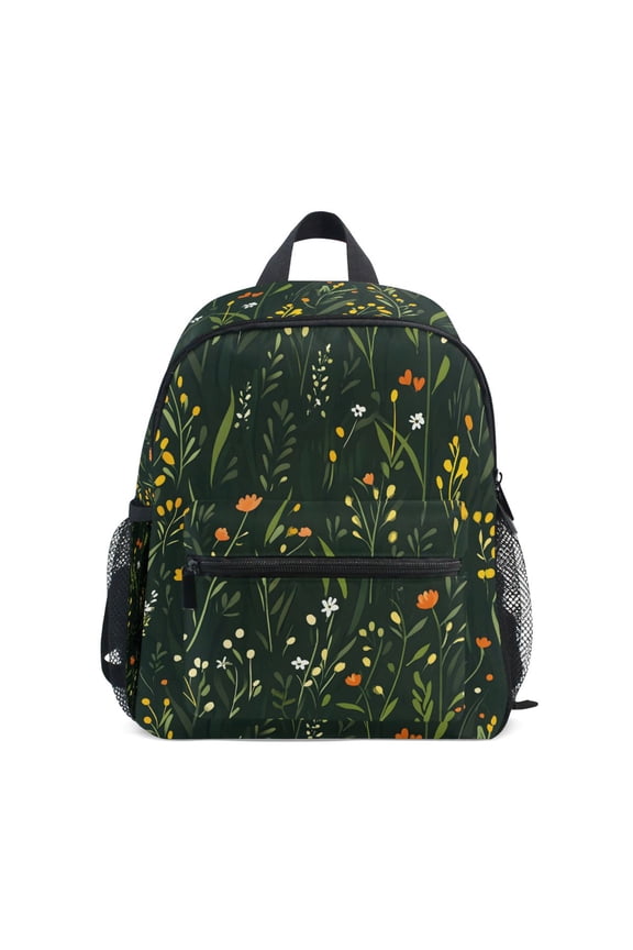 Leaf Flower School Backpack Small Bookbag Mini Bags