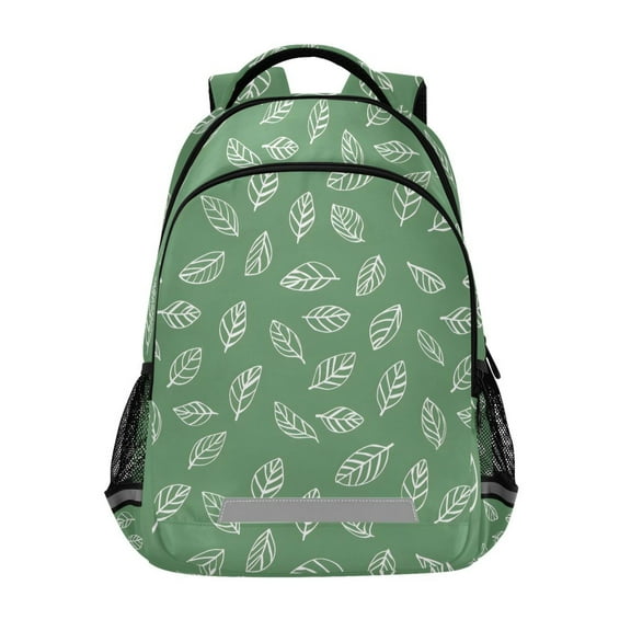 ALAZA Leaves Paint Backpack Elementary School Bag Bookbag Travel Rucksack