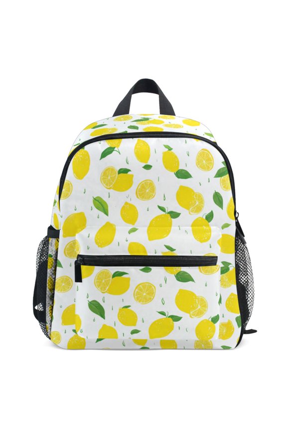 Lemon Drops Pattern School Backpack Student Bookbag Mini Bag