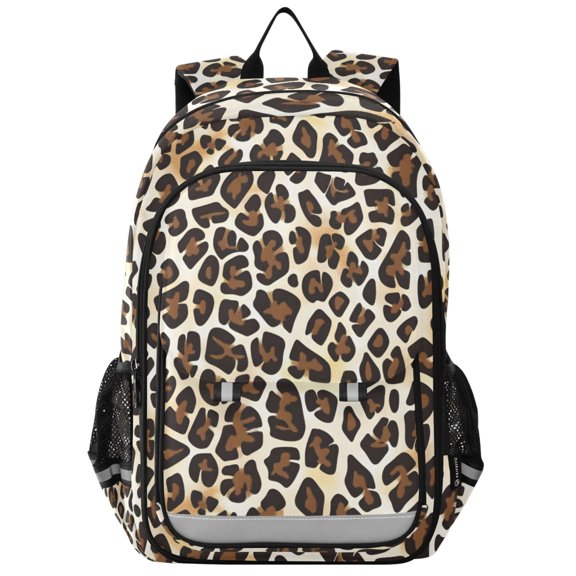 ALAZA Leopard Animal Skin Laptop Backpack Purse Travel Bag Casual School Bookbag Rucksack for Women Men