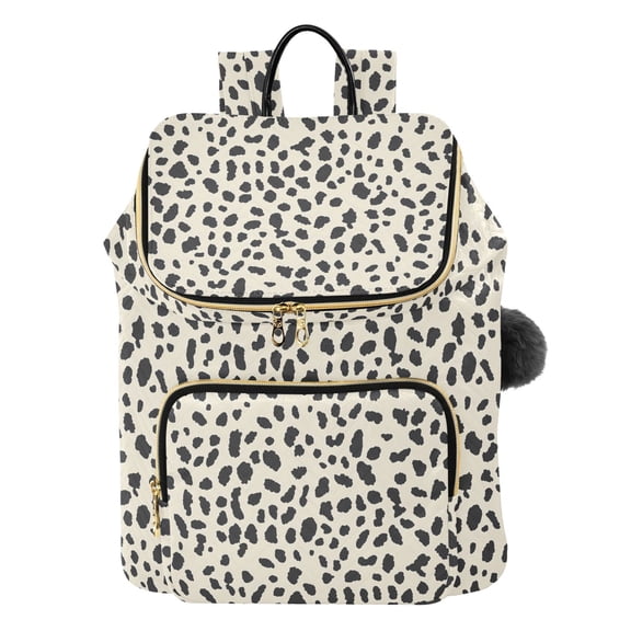ALAZA Leopard Beige Travel Backpack Laptop Bag Large Capacity Daypack