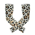 thumbnail image 1 of ALAZA Leopard Brown UV Sun Protection Arm Sleeves UPF 50+ Compression Cooling Sleeve 1 Pair, 1 of 7