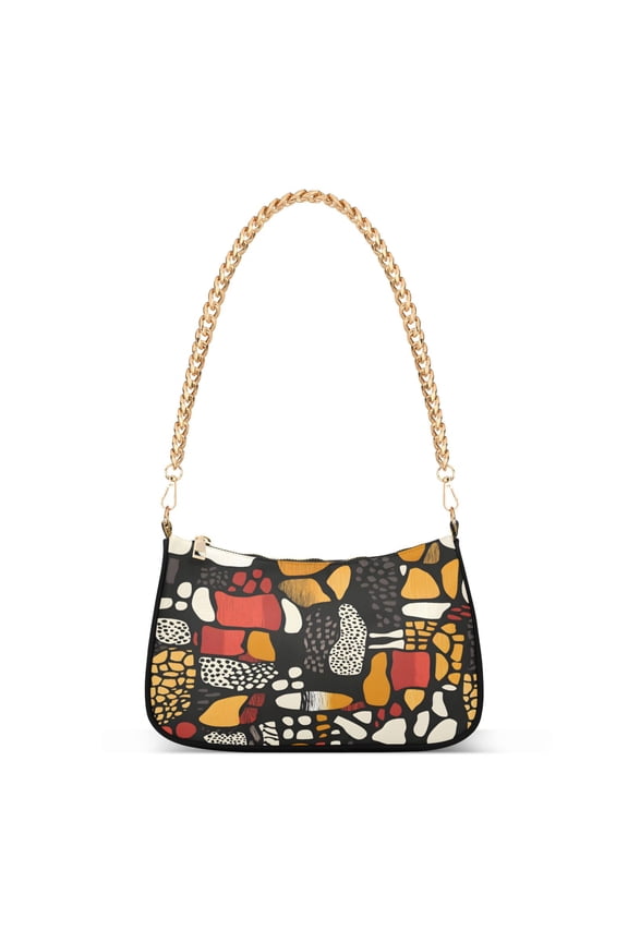 Leopard Pattern Women's Chain Shoulder Bag Hobo Handbag Tote Crossbody Purse