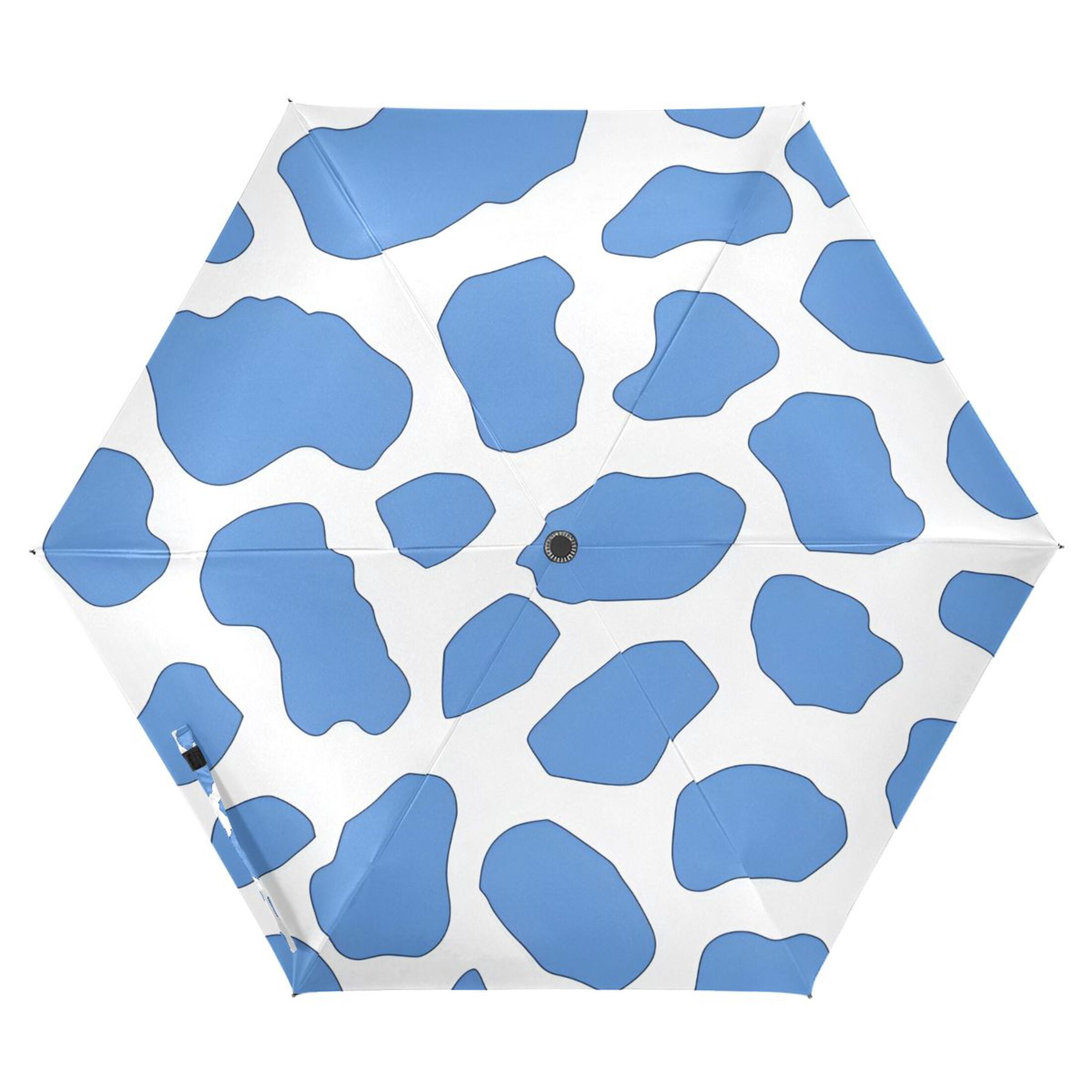 ALAZA Leopard Pattern-a1 UPF 50+ Compact Folding Umbrella for Rain Travel Umbrella Packable