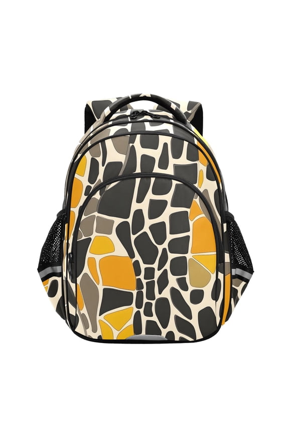 Leopard Print School Backpack Elementary Bag Bookbag Travel Rucksack
