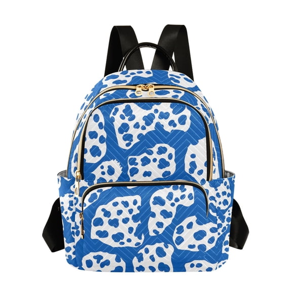 ALAZA Leopard Print-a1 Womens Travel Laptop Backpack Large Daypack Ladies Shoulder Bags S