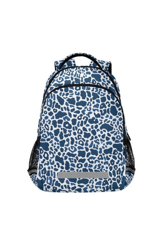 Leopard Print-a2 Backpack Elementary School Bag Bookbag Travel Rucksack