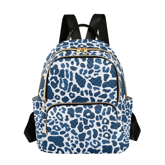 ALAZA Leopard Print-a2 Womens Travel Laptop Backpack Large Daypack Ladies Shoulder Bags S