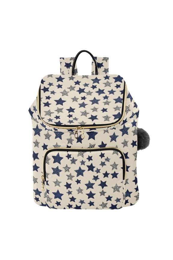 Leopard Stars Travel Backpack Laptop Bag Large Capacity Daypack