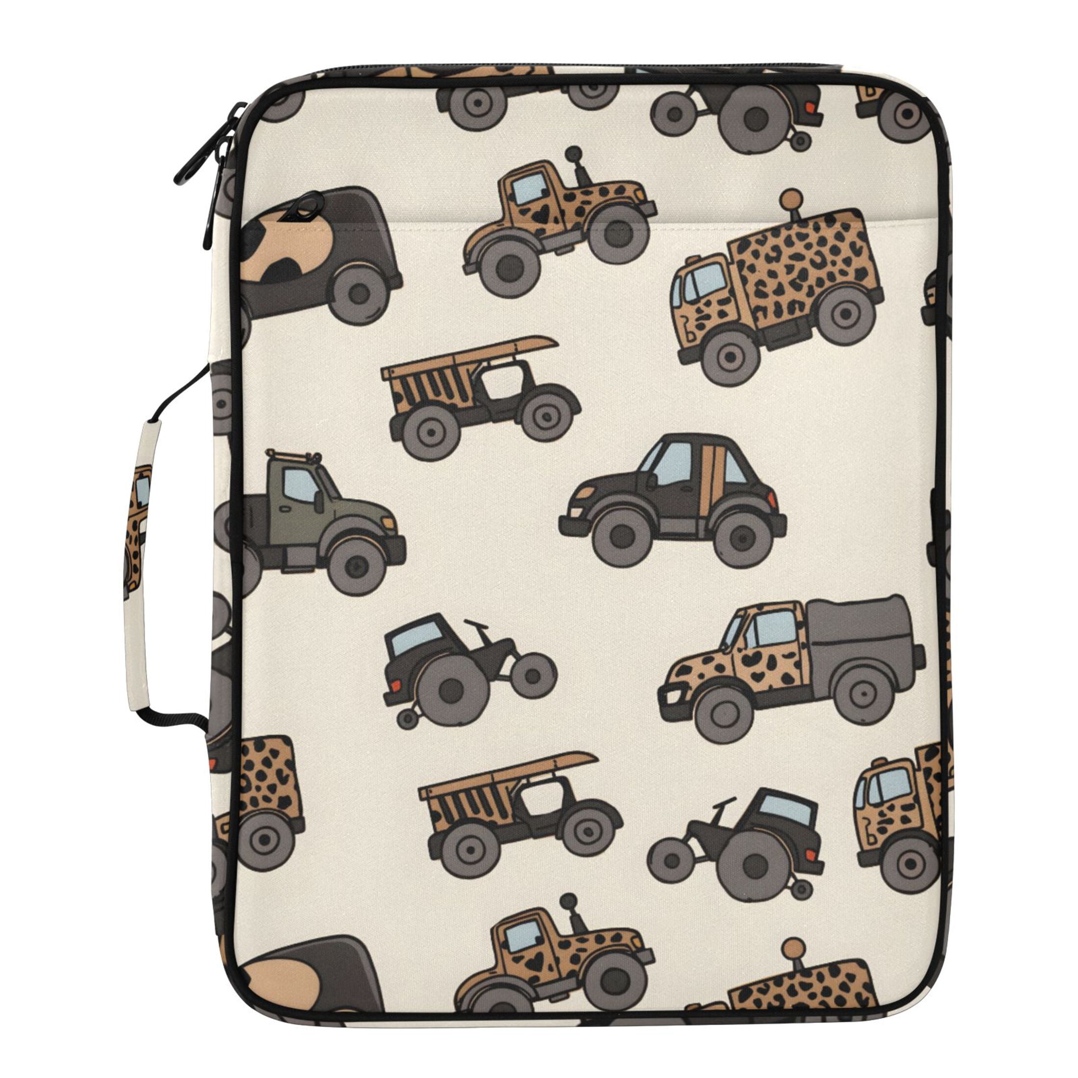 File Folder Racing Cars ALAZA Leopard Truck Cars-a1 Pattern Expanding Accordion File Folder 3 ...