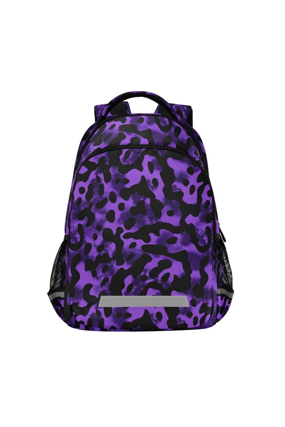 Leopard-a2 Pattern Backpack Elementary School Bag Bookbag Travel Rucksack