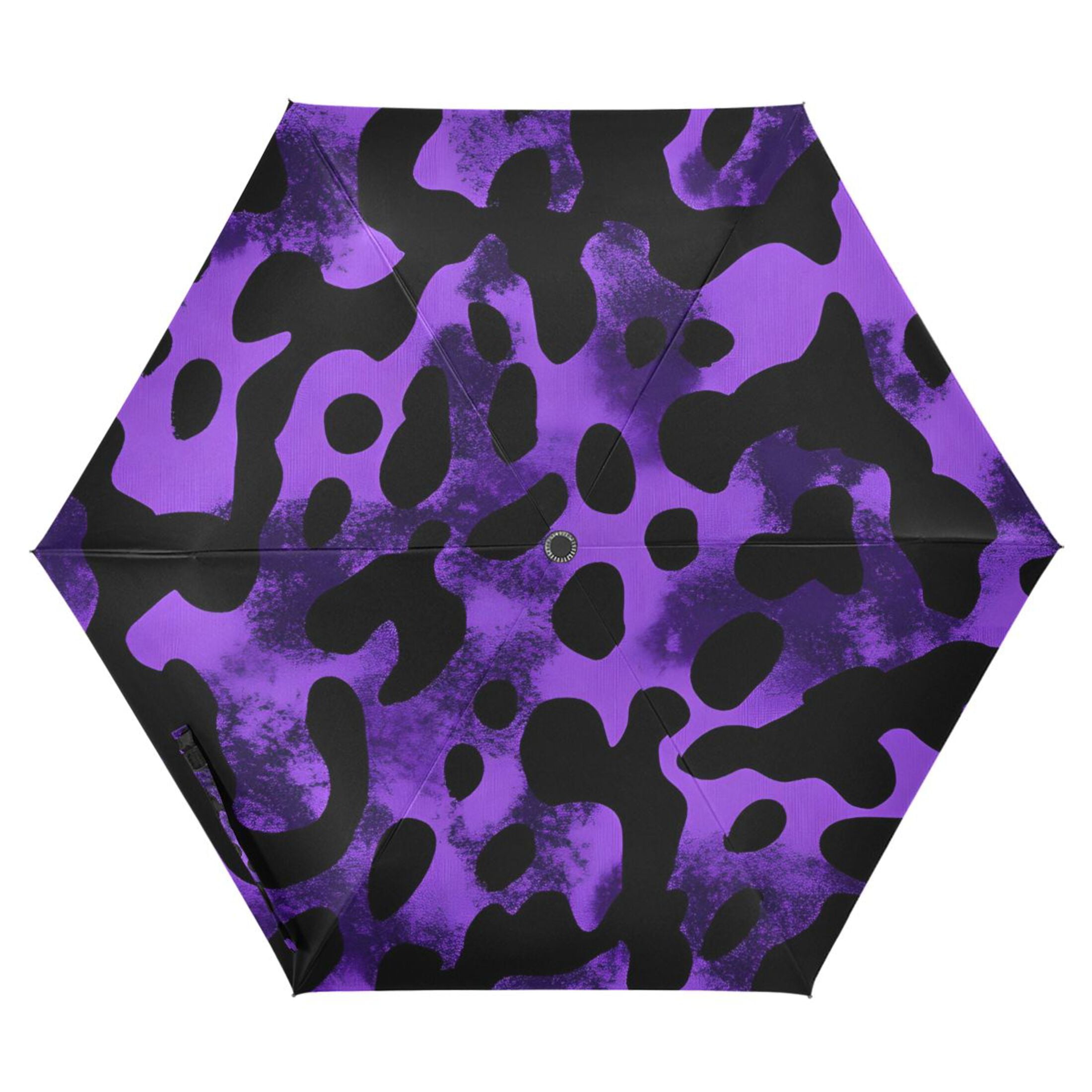 ALAZA Leopard-a2 Pattern UPF 50+ Compact Folding Umbrella for Rain Travel Umbrella Packable