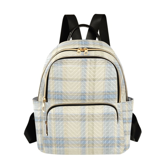 ALAZA Light Checkered Womens Travel Laptop Backpack Large Daypack Ladies Shoulder Bags M