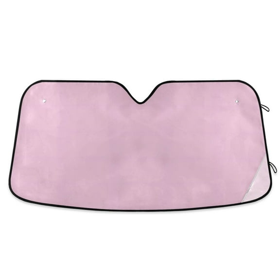 ALAZA Light Pink Windshield Sun Shade Car Foldable Sun Visor Block UV Rays Protector 53"x23.5"