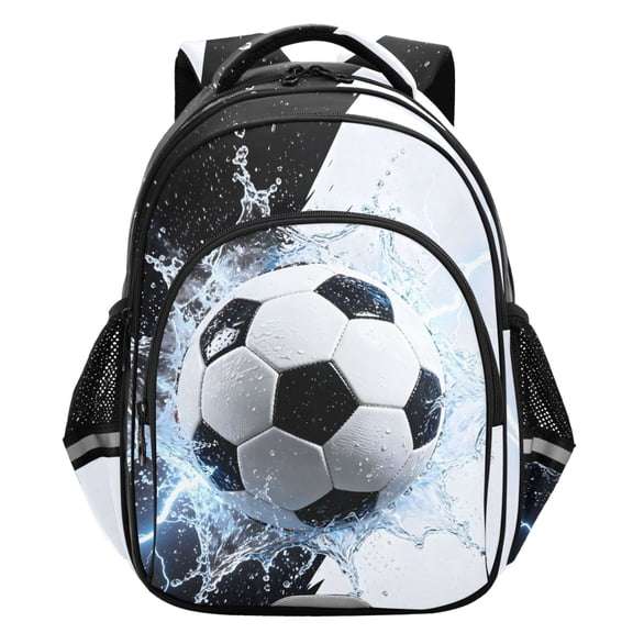 ALAZA Lighting Soccer Football School Backpack Elementary Bag Student Bookbag Travel Rucksack