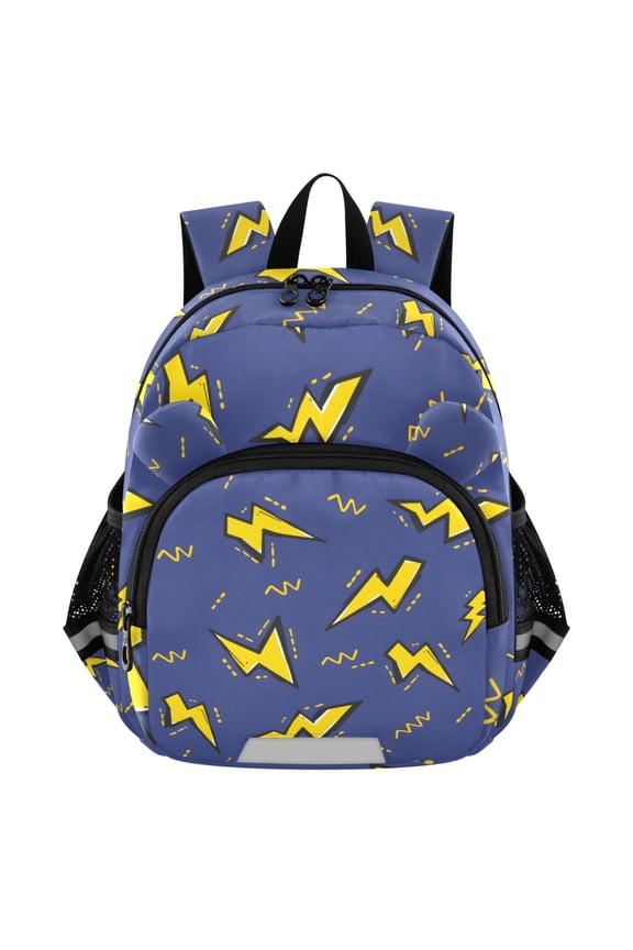 Lightning Pattern Mini Backpack School Bookbag Age 3-7 Medium