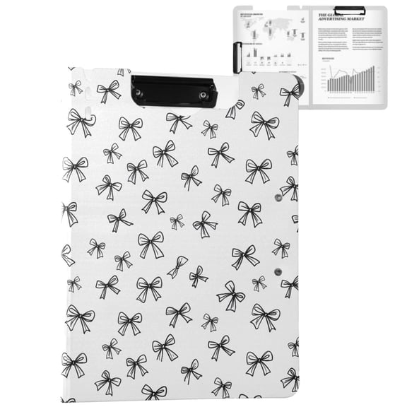 ALAZA Line Bows A4 Foldable Clipboard 360 Degree Folder Binder