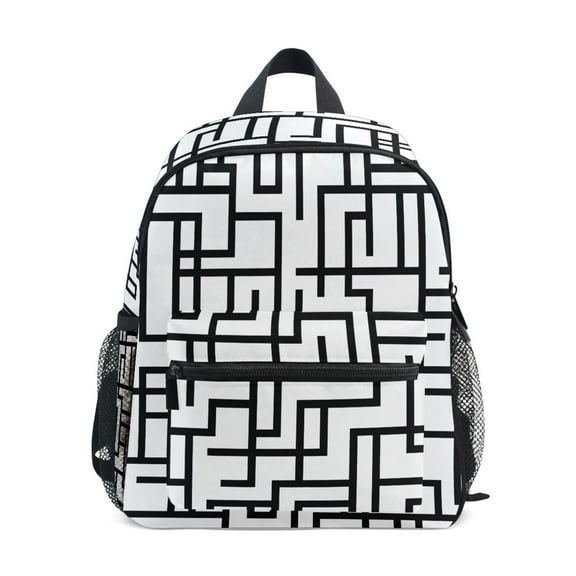 ALAZA Line Pattern School Backpack Small Bookbag Mini Bags