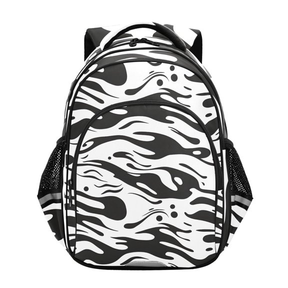 ALAZA Liquid Wave Pattern School Backpack Elementary Bag Bookbag Travel Rucksack