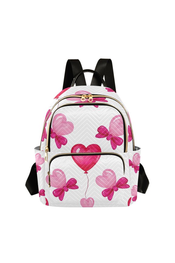 Love Balloons Womens Travel Laptop Backpack Large Daypack Ladies Shoulder Bags S