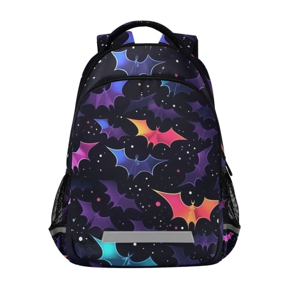 ALAZA Magic Bat Backpack Elementary School Bag Bookbag Travel Rucksack