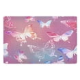 thumbnail image 1 of ALAZA Magic Beautiful Butterfly Door Mats Outdoor Indoor Entrance Low Profile Floor Rugs 32"x20" Carpet, 1 of 8