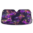 thumbnail image 1 of ALAZA Magic Butterfly Windshield Sun Shade Car Foldable Visor Block UV Rays Protector 53"x23.5", 1 of 8