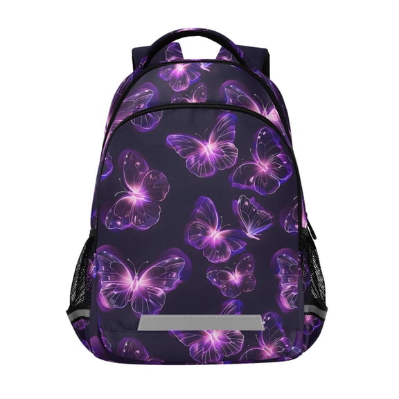 ALAZA Magic Cute Butterfly Backpack Elementary School Bag Bookbag Travel Rucksack