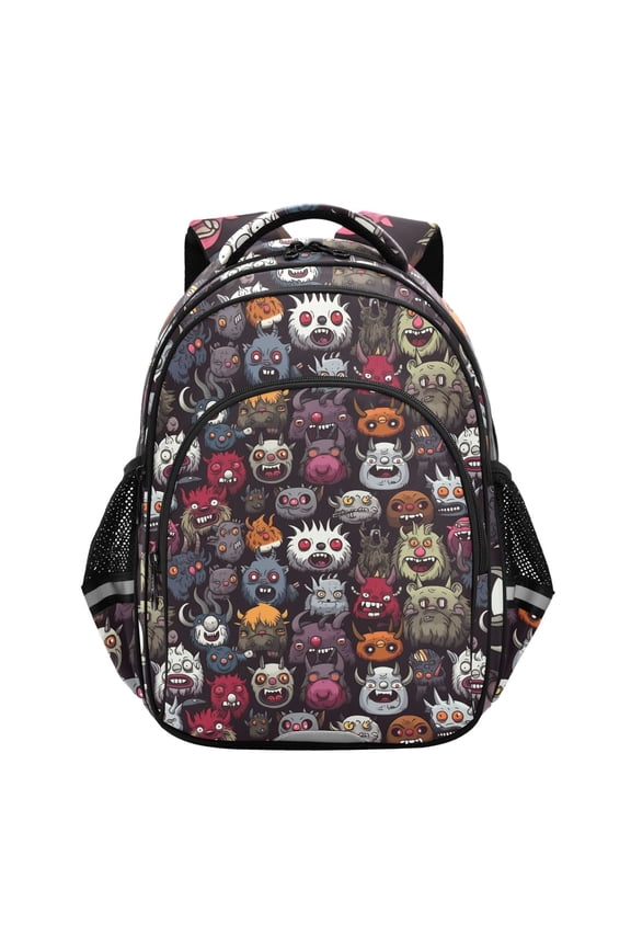Magic Demons School Backpack Elementary Bag Bookbag Travel Rucksack