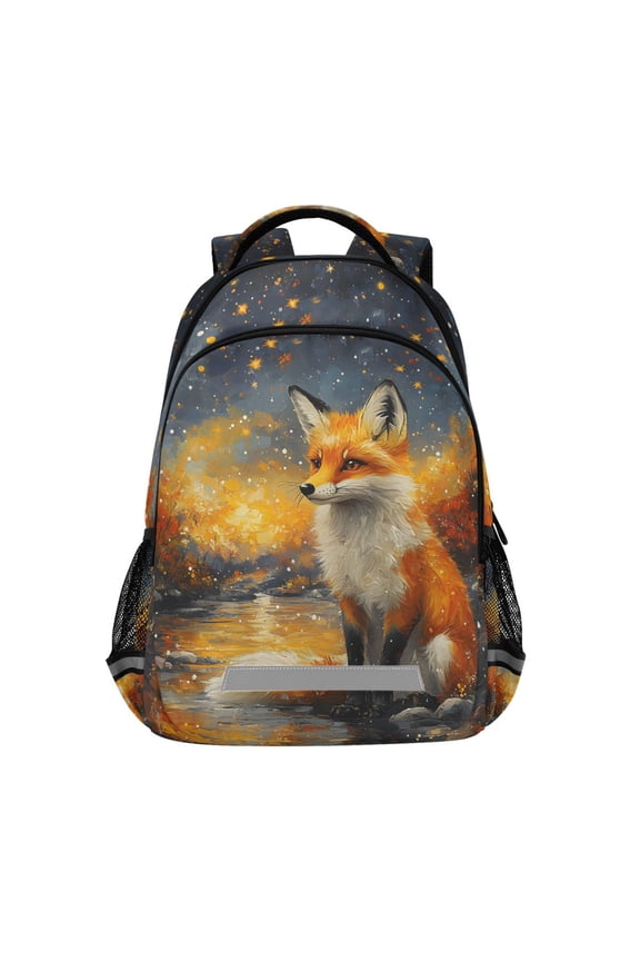 Magic Fox Backpack Elementary School Bag Bookbag Travel Rucksack