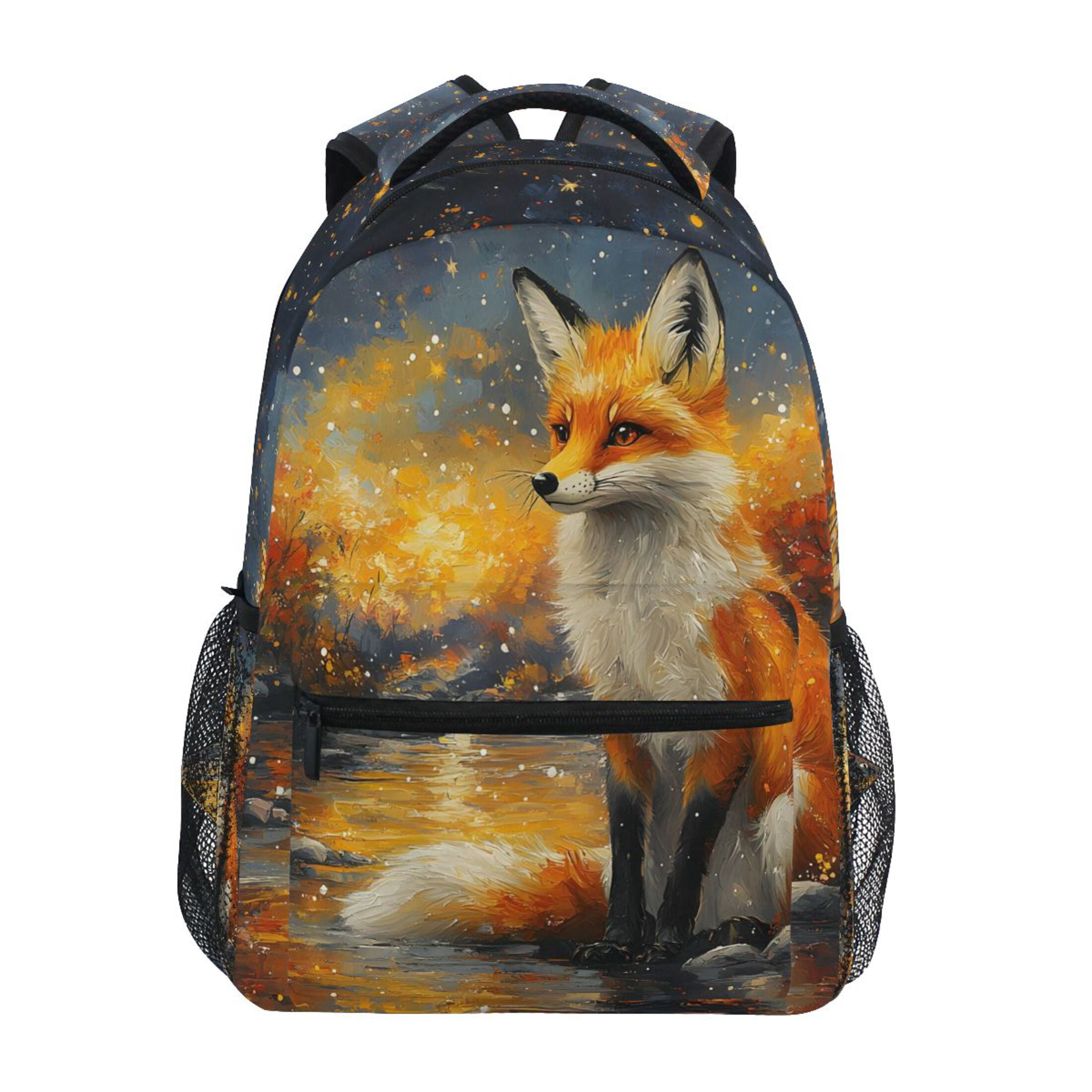 ALAZA Magic Fox Pattern Kids School Backpack Elementary Student Bookbag ...
