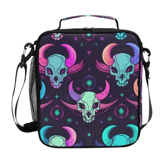 ALAZA Magic Sheeps Devils Lunch Box Insulated Lunch Bag Reusable Thermal Cooler Tote School Picnic