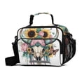 thumbnail image 1 of ALAZA Mandala Goat Skeleton Vintage Lunch Box Insulated Cooler Bag Reusable Tote Bags Shoulder Strap, 1 of 7
